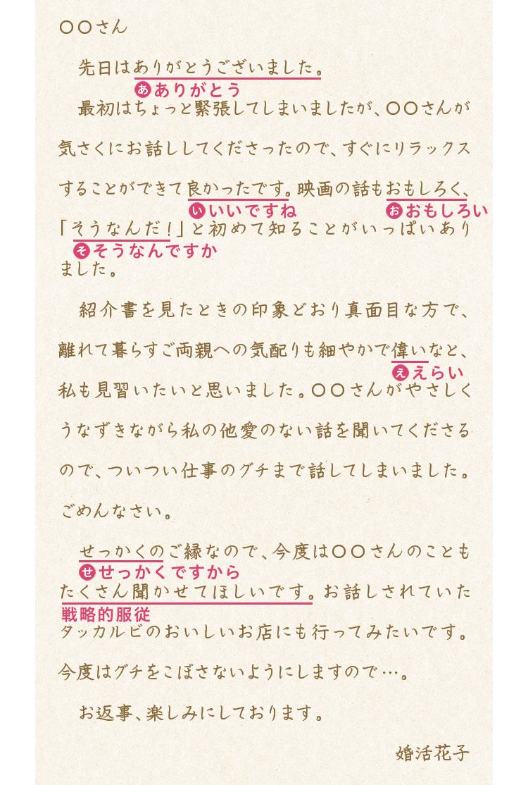 Zweiのお手紙婚活サポート ツヴァイ