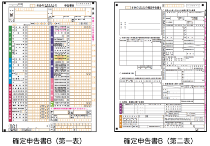 確定申告書サンプル